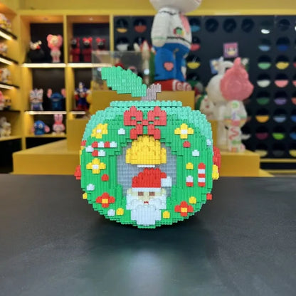 3D Weihnachtsapfel Bausteinset