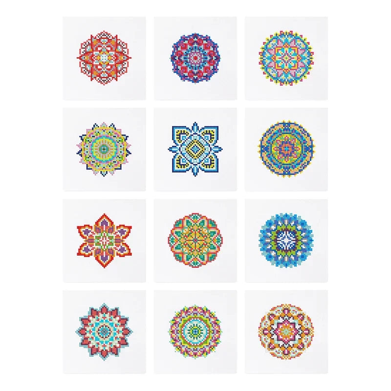 Diamond Painting 12 Mini Diamond Paintings