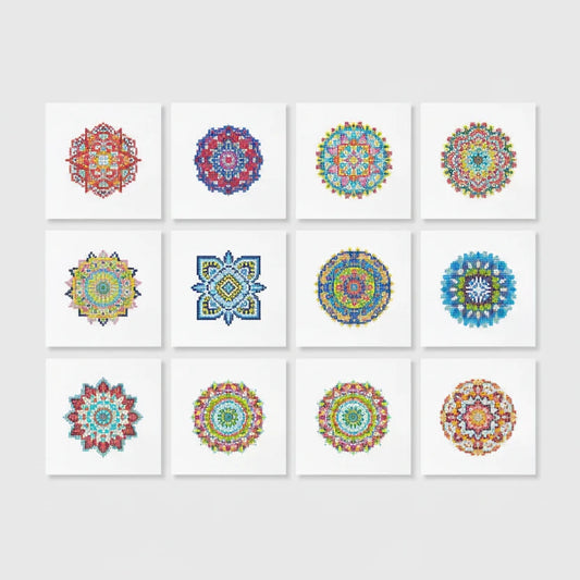 Diamond Painting 12 Mini Diamond Paintings