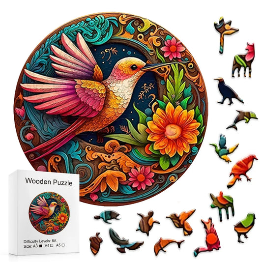 Kolibri Holzpuzzle