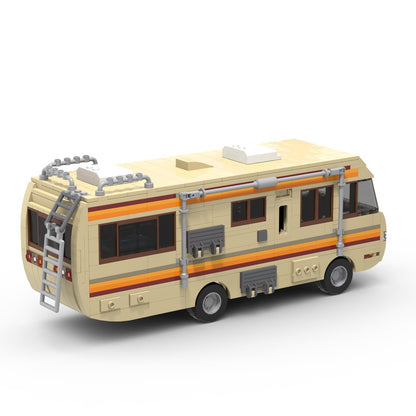 Altmodisches Wohnmobil Bausteinset