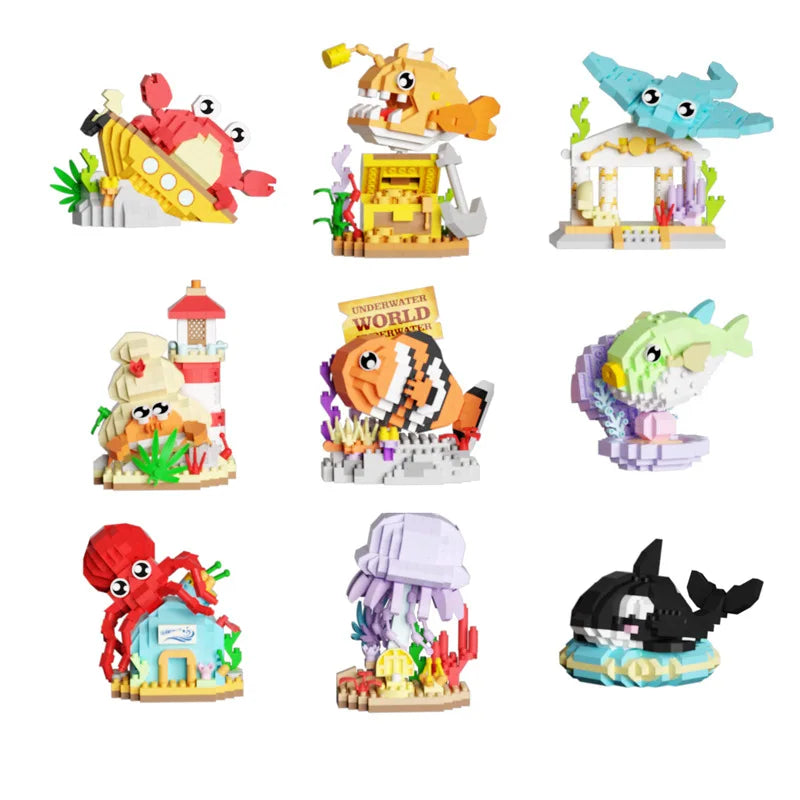 Wassertierchen Bausteinset