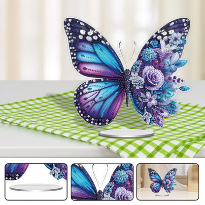 Diamond Painting 5D Lila Schmetterling