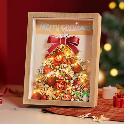 Weihnachtsbaum im Bilderrahmen Bausteinset