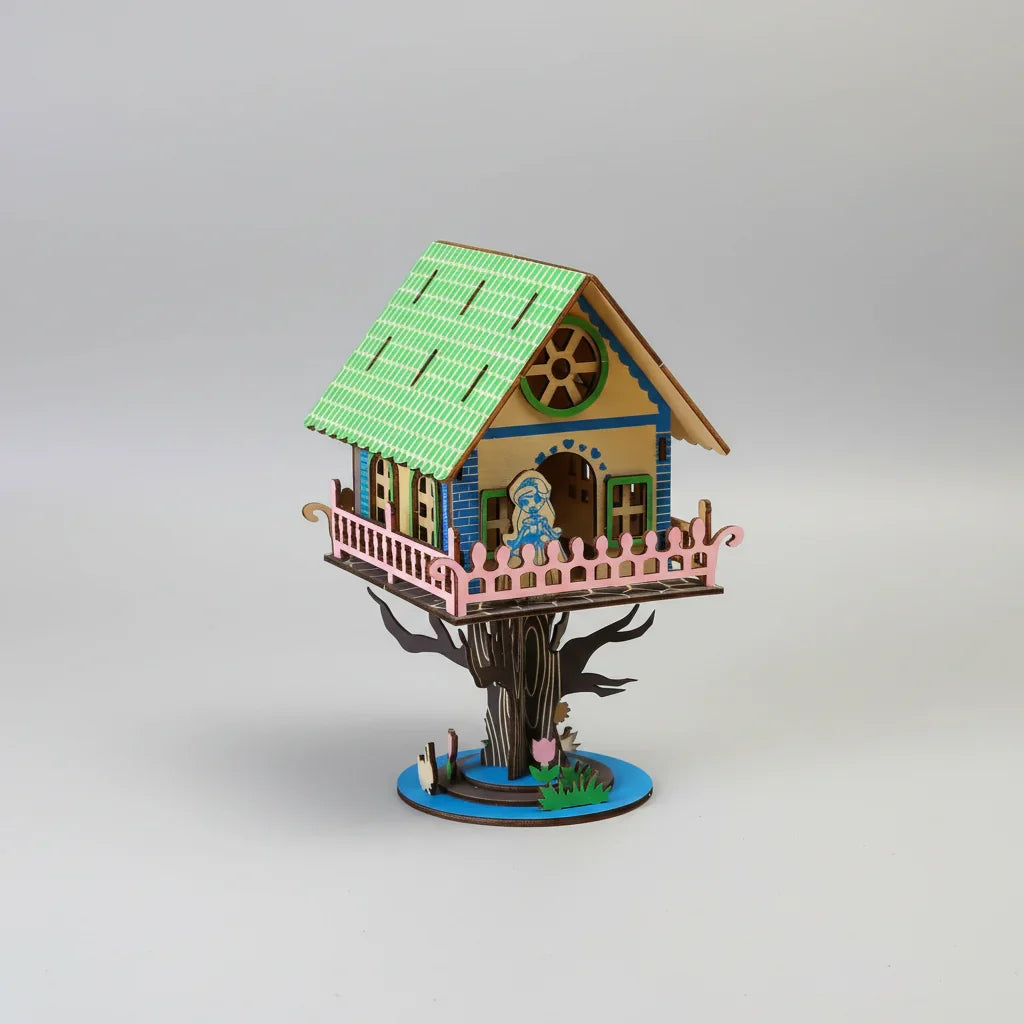 Baumhaus 3D-Holzbausatz