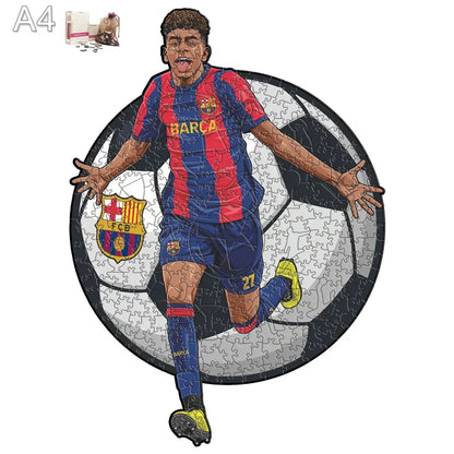 Lamine Yamal Holzpuzzle