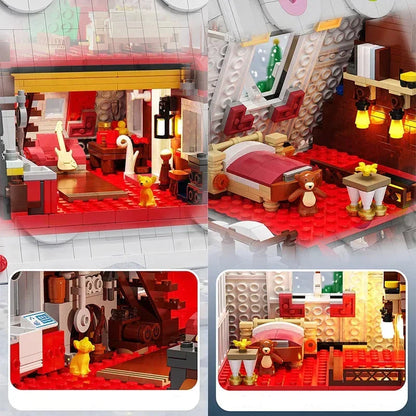 Weihnachtschalet Bausteinset