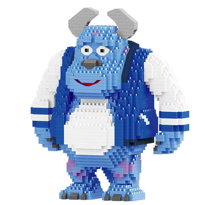 Blaues Monster Bausteinset
