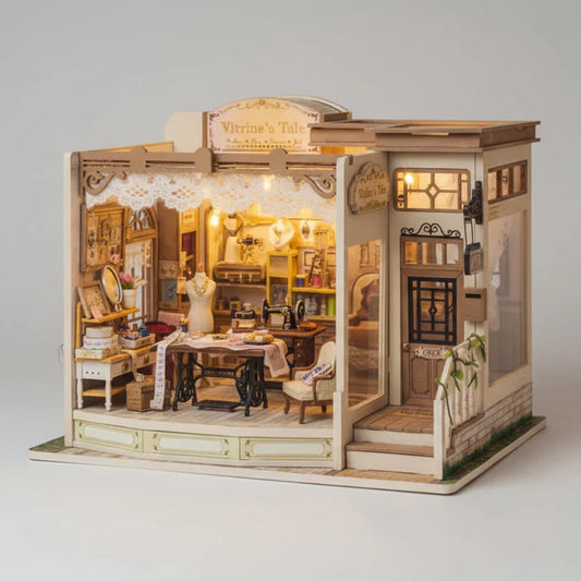 Schmuckladen 3D-Holzbausatz