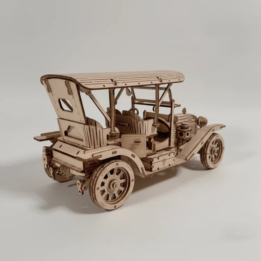 Vintage Klassiker Auto 3D-Holzbausatz