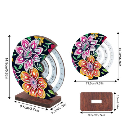 Diamond Painting Rosa & orange Blume