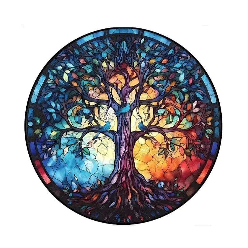 Baum Holzpuzzle