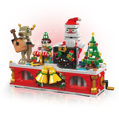 Musikalisches Weihnachtsdorf Bausteinset