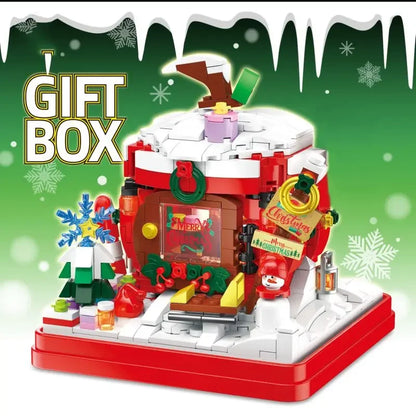 Weihnachtsapfel im Geschenk Bausteinset