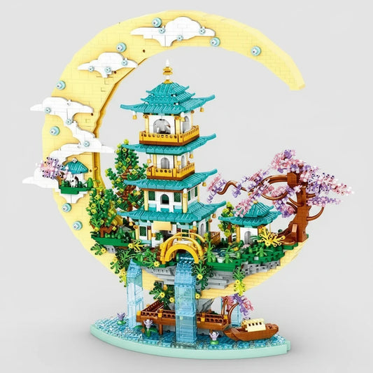 Haus auf dem Mond Bausteinset