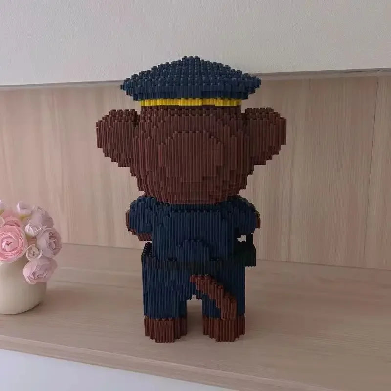 Polizei-Affen Bausteinset