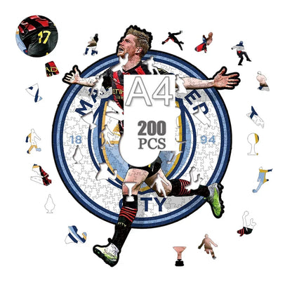 Kevin de Bruyne Holzpuzzle