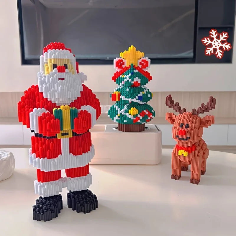 Weihnachtsbaum mit Dekoration Bausteinset