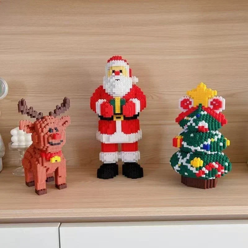 Weihnachtsbaum mit Dekoration Bausteinset