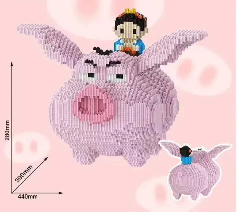 Fliegendes Schwein Bausteinset