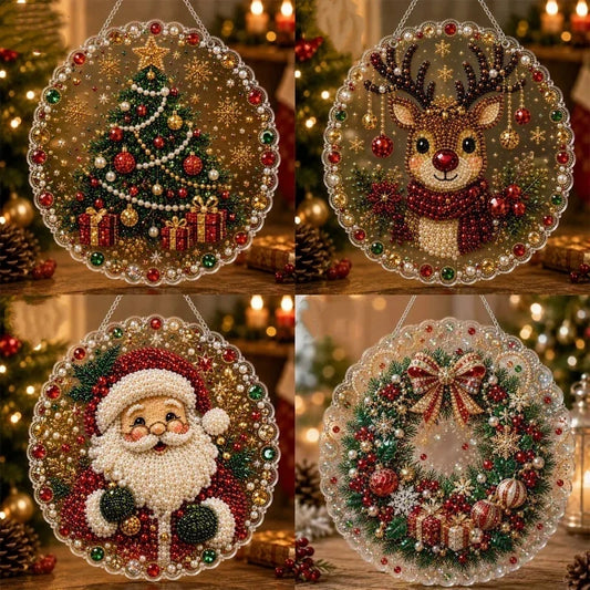 Diamond Painting Weihnachtsanhänger