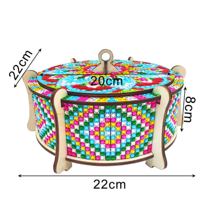 Diamond Painting Mandala Holzkiste