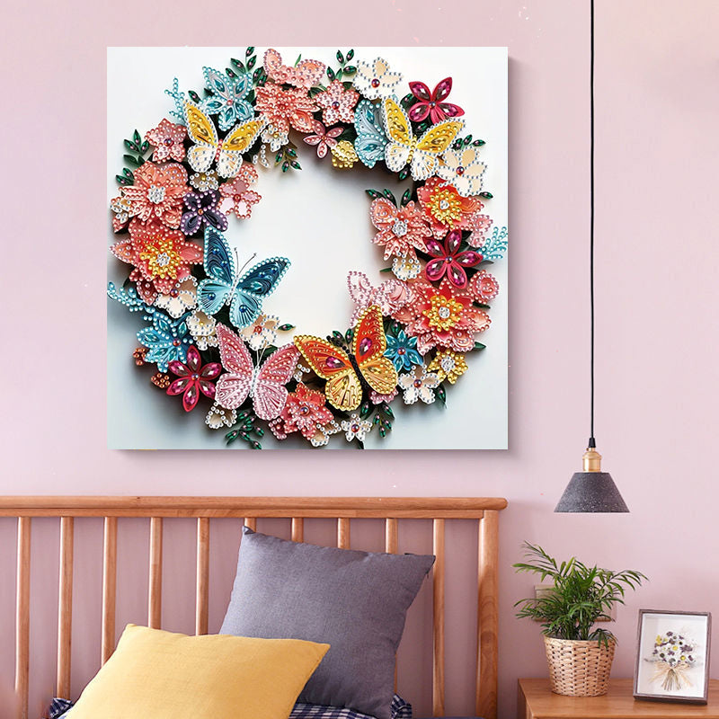 Diamond Painting Blumenkranz