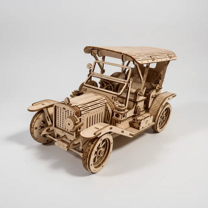 Vintage Klassiker Auto 3D-Holzbausatz