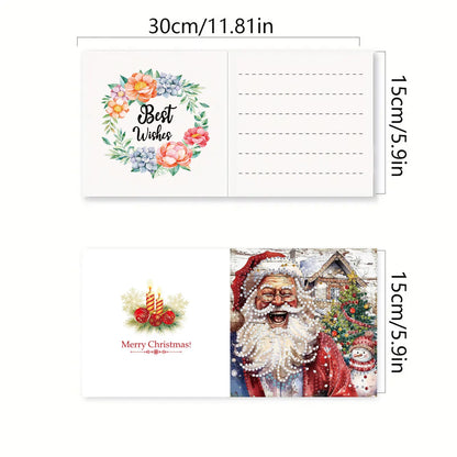 Diamond Painting Verschiedene Weihnachtskarten