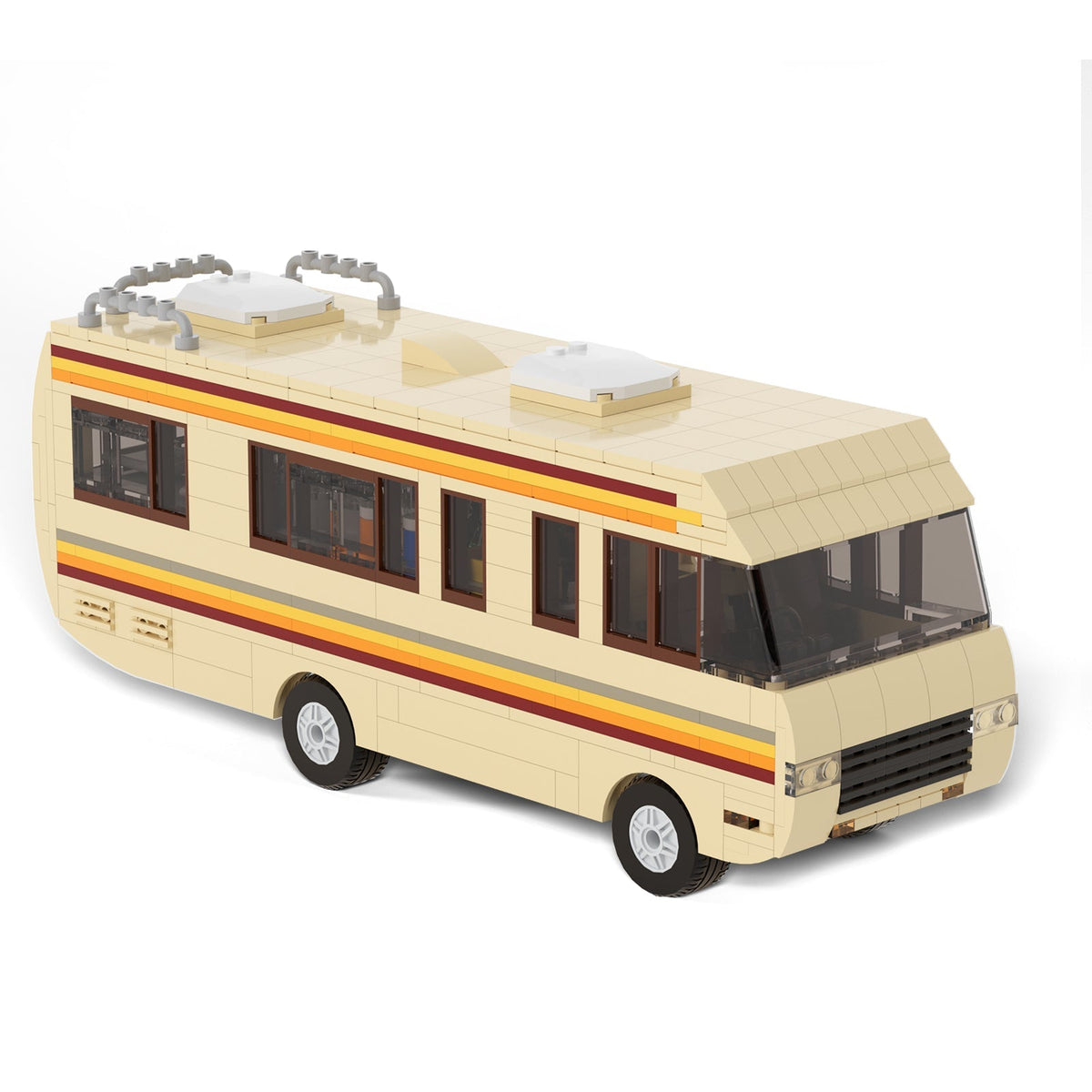 Altmodisches Wohnmobil Bausteinset