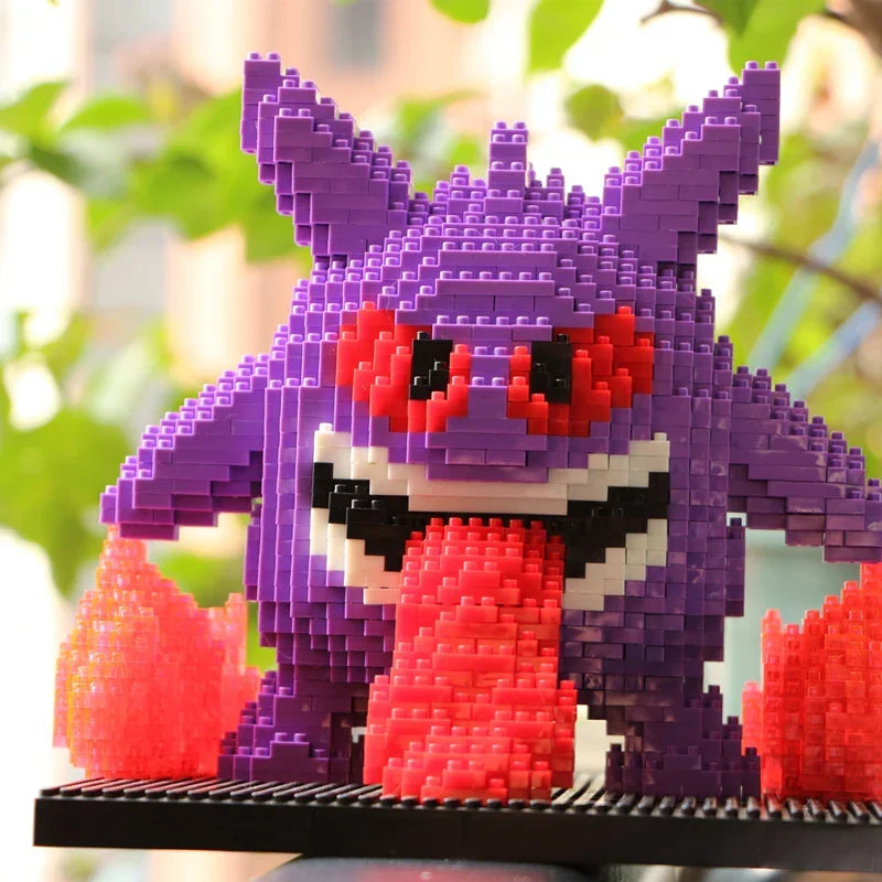 Lila Monster Bausteinset