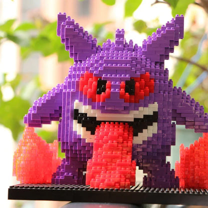 Lila Monster Bausteinset