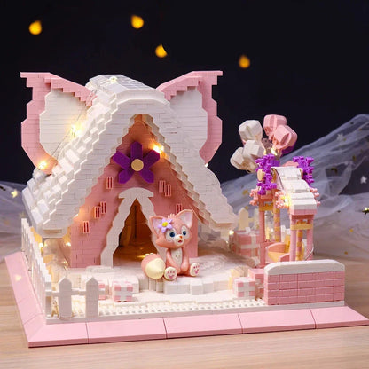 Das Haus des rosa Fuchses Bausteinset