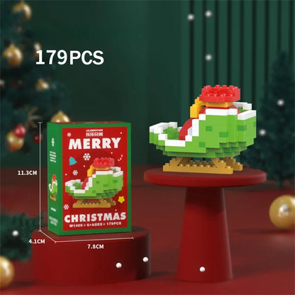 Lustige Weihnachts-Minis Bausteinset
