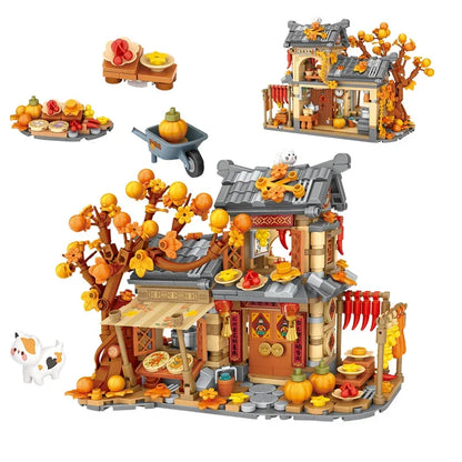 Herbstfarm Bausteinset