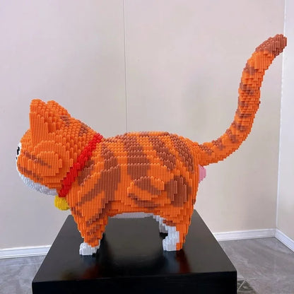 Mega Orange Katze! Bausteinset