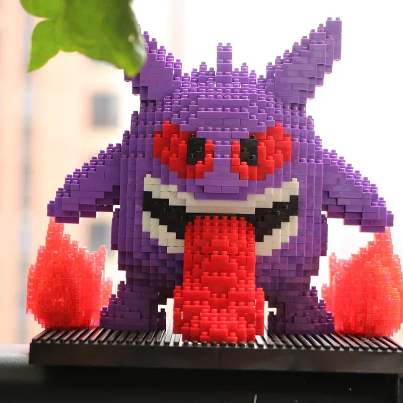 Lila Monster Bausteinset