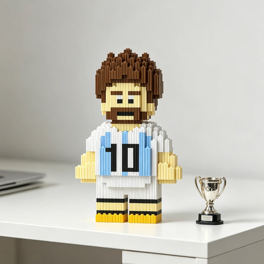 Messi Argentinien Bausteinset