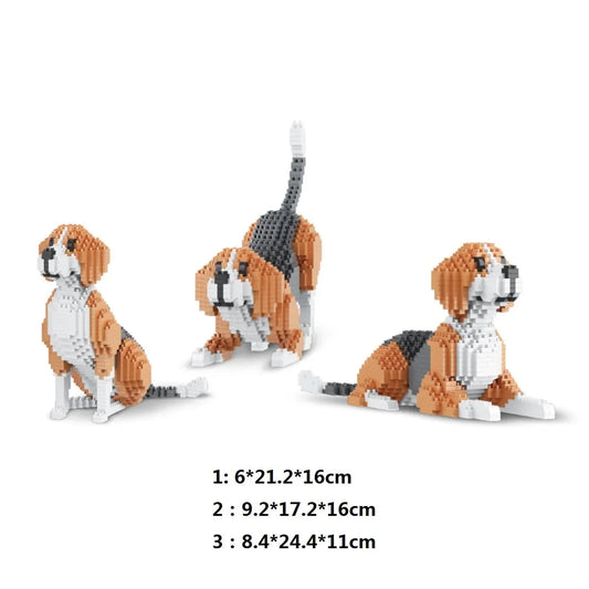 3 in 1 Beagle Bausteinset