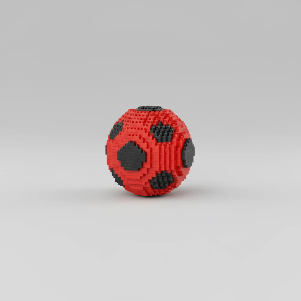 Roten Fußball Bausteinset