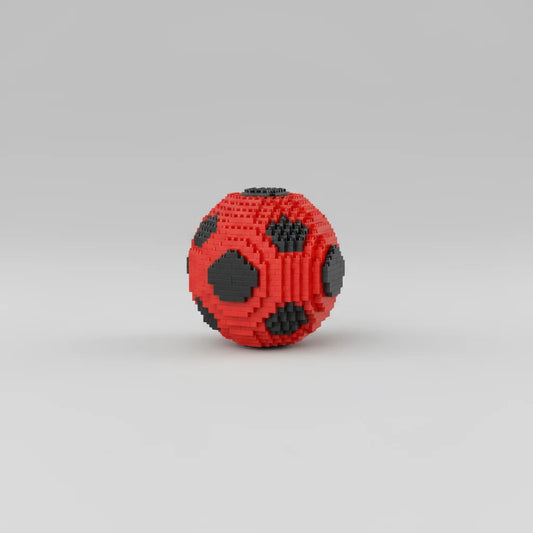 Roten Fußball Bausteinset