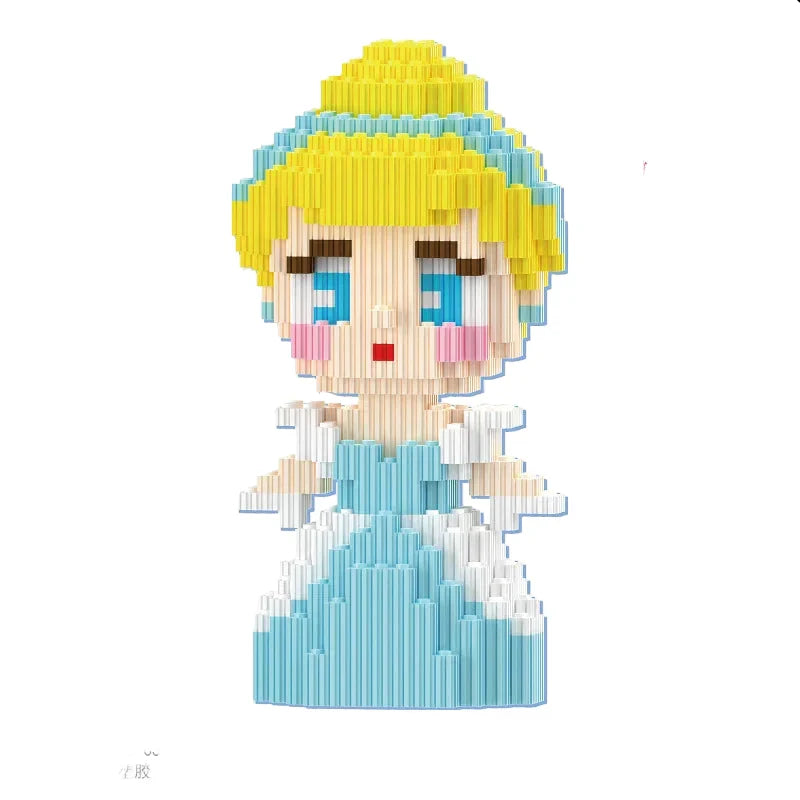Prinzessin mit Glasschuh Bausteinset