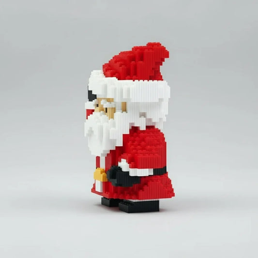 Winkenden Weihnachtsmann Bausteinset