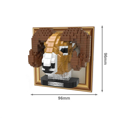 Mini 3D Bild Eichhörnchen Bausteinset