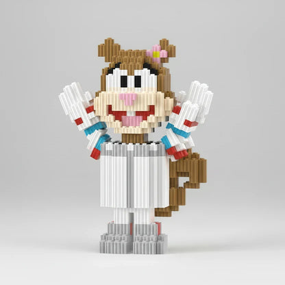 Astronaut Eichhörnchen Bausteinset