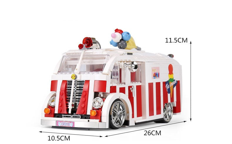 Eiscreme-Wagen Bausteinset