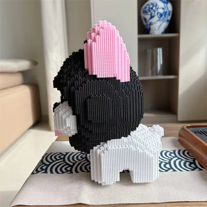 Hund mit Mütze Bausteinset