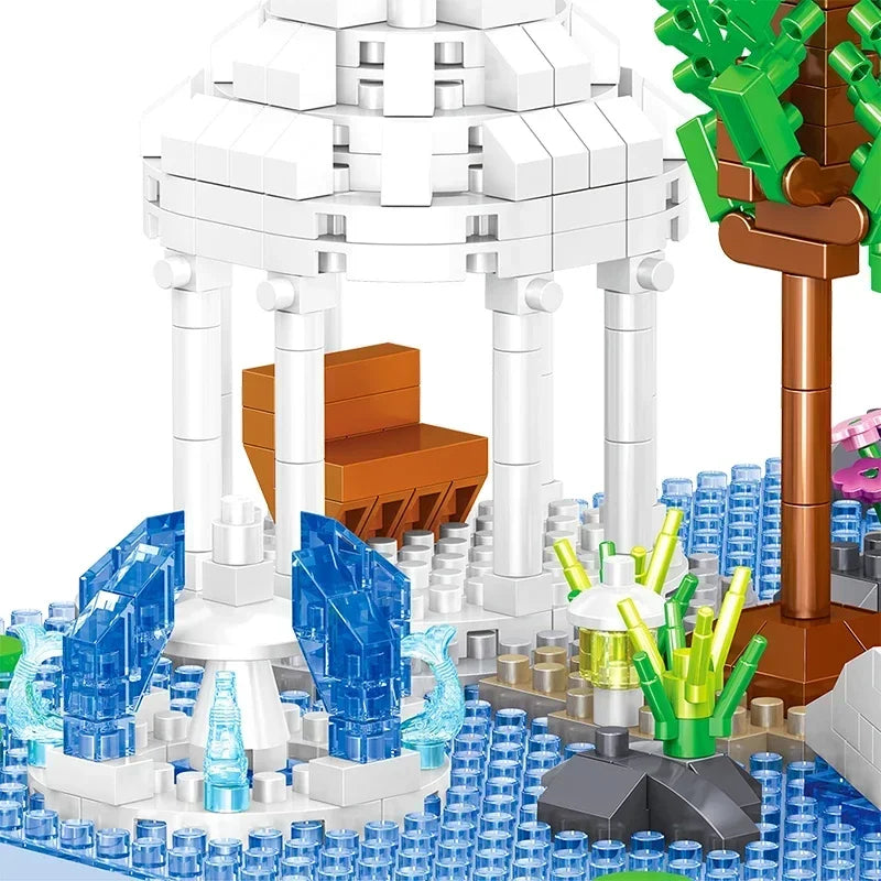 Haus auf dem Wasser Bausteinset
