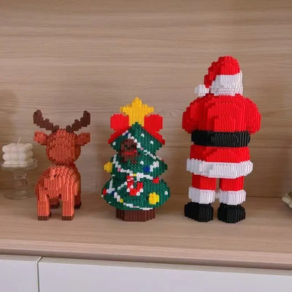 Weihnachtsbaum mit Dekoration Bausteinset