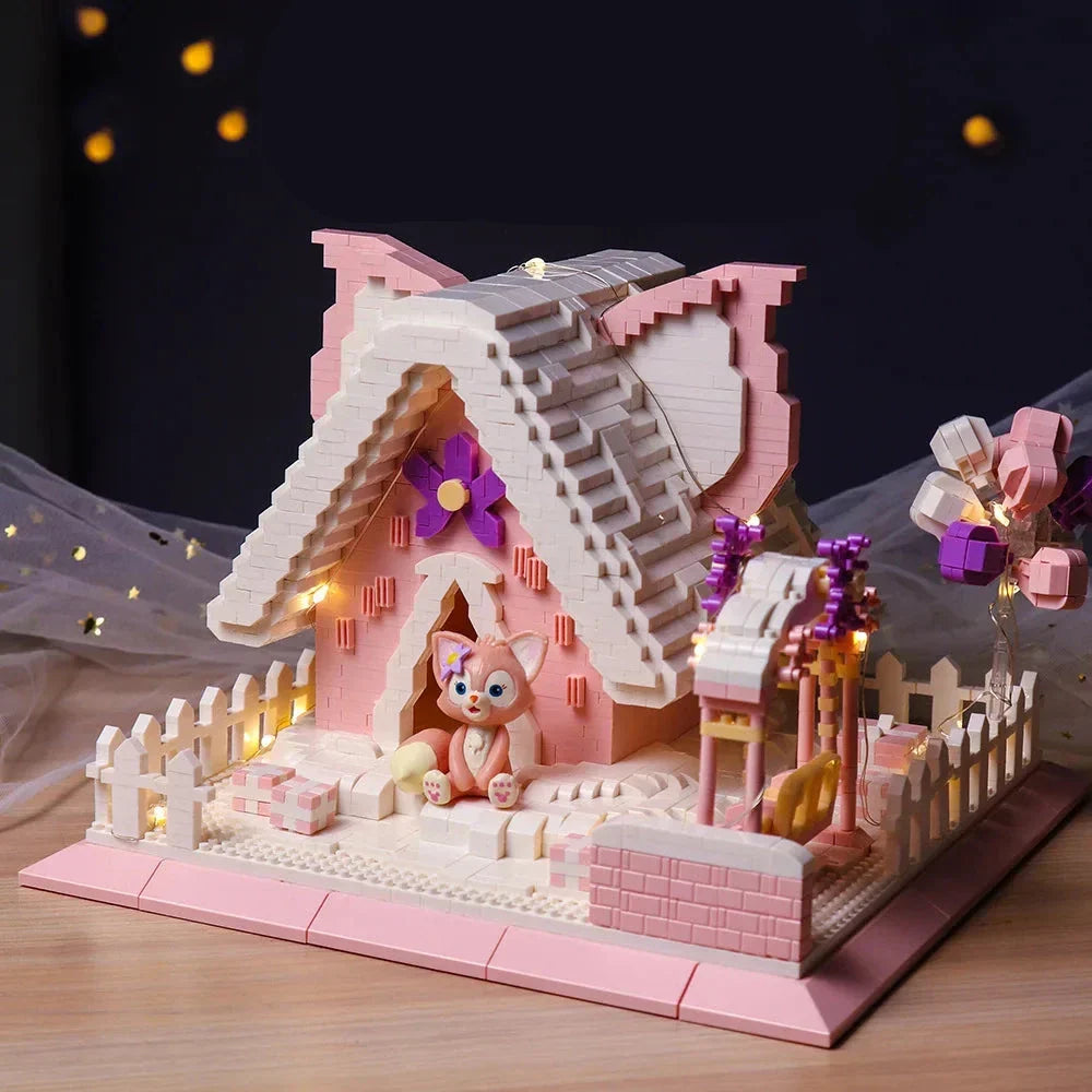 Das Haus des rosa Fuchses Bausteinset